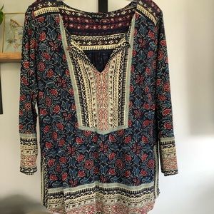 Lucky Brand M half sleeve top